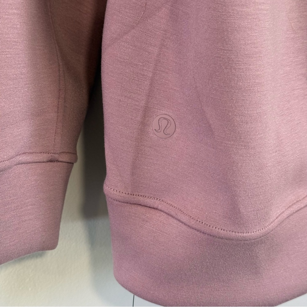 Lululemon Smooth Spacer Pullover Hoodie Blush Rose Size XL NWT - Picture 4 of 5